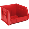 QUS270 3 PC-Ultra Stack and Hang Bin - Durable Polypropylene Storage for Inventory Organization Quantum