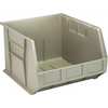 QUS270 3 PC-Ultra Stack and Hang Bin - Durable Polypropylene Storage for Inventory Organization Quantum