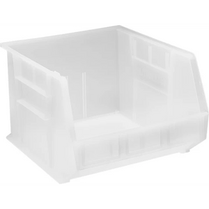 QUS270 3 PC-Ultra Stack and Hang Bin - Durable Polypropylene Storage for Inventory Organization Quantum