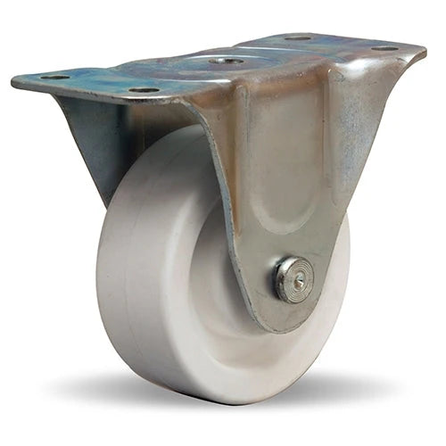 Hamilton R-224-A Rigid Caster - 300 lbs Load Capacity, 4x1.5 Inch Aqualite Polyolefin Wheel, 75D, 5/8" Plain Bore - Durable & Heavy Duty Hamilton