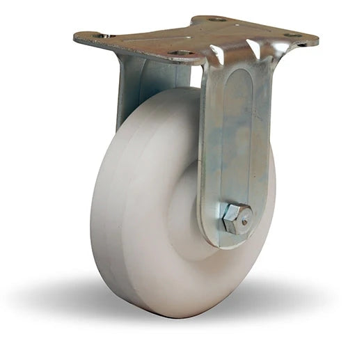 Hamilton R-341-A General Utility Rigid Caster, 4-inch Aqualite Polyolefin Wheel, 275 lbs Load Capacity, 1/2-inch Plain Bore - Durable & Lightweight Hamilton