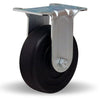 Hamilton R-341-F General Utility Rigid Caster, 4 Inch Flexonite Solid Rubber Wheel, 165 lbs Load Capacity, 1/2 Inch Oilless Sleeve Bearing - Durable & Versatile Hamilton
