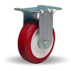 Hamilton R-341-NF Rigid Caster - 4 Inch Poly-Tech Polyurethane Wheel, 300 lbs Load Capacity, 1/2" Non-Precision Ball Bearings - General Utility, Durable Hamilton