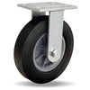 Hamilton 550 lbs Load Capacity Rigid Caster - 10" x 2 3/4" Ace-Tuf Rubber (75A) on Polypropylene Wheel - R-4010-AT with 3/4" Ball Bearings - Cush-N-Tuf Light Duty Hamilton