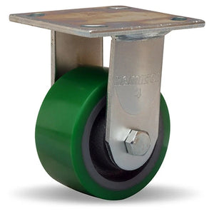 R-524-DB Hamilton Rigid Caster - 4x2 Duralast Polyurethane Wheel with 1/2" Sealed Bearings - Standard Duty Hamilton