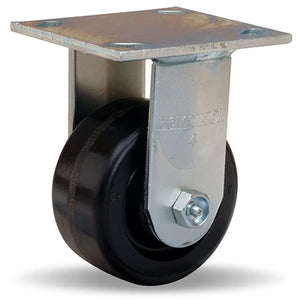 Hamilton R-524-P Standard Duty Rigid Caster - 4x2 Inch Plastex Phenolic Wheel with Durable 3/4" Roller Bearing Hamilton