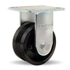 R-524-V Hamilton Standard Duty Rigid Caster - 4"x2" V-Grooved Wheel with 3/4" Straight Roller Bearing for Optimal Industrial Mobility Hamilton