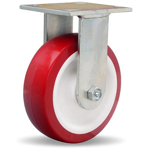 Hamilton R-526-NF Rigid Caster - 6"x2" Poly-Tech Polyurethane Wheel with 3/4" Roller Bearing Hamilton