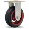 Hamilton R-526-R Rigid Caster - 6x2 Inch Mold-On Rubber Wheel on Cast Iron, Ideal for Industrial Use