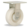Hamilton R-526-WNB Rigid Caster - 6x2" White Nylon Wheel with Sealed Bearings for Industrial Use Hamilton