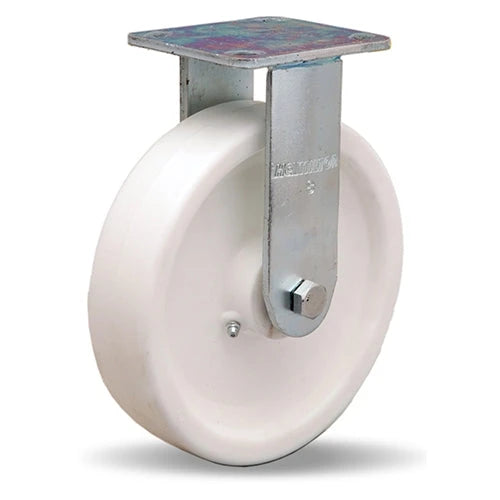 Hamilton R-528-AZ Rigid Caster - 8x2 Inch Aqualite Polyolefin Wheel with Delrin Bearings for Efficient Industrial Mobility Hamilton
