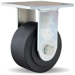 Hamilton 4x2" Rigid Caster - Heavy Duty with Nylast Wheel & 1/2" Sealed Precision Ball Bearings for High Durability Hamilton
