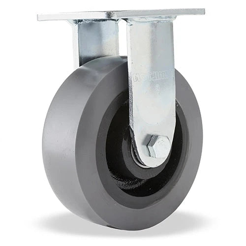R-52K-6GB95 Hamilton Standard Duty Rigid Caster - 6"x2" Dura-Glide Polyurethane on Cast Iron Wheel, 1/2" Sealed Precision Ball Bearings Hamilton