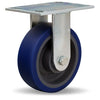 Vanguard Rigid Caster with 6" x 2" Ergo-Glide Polyurethane (85A) on Cast Iron Wheel with 1/2" Sealed Precision Ball Bearings Hamilton