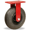 Hamilton Cush-N-Aire Rigid Caster with 8" Pneumatic Air-Filled Tire with 17mm Sealed Precision Ball Bearing - 330 lbs Capacity Hamilton