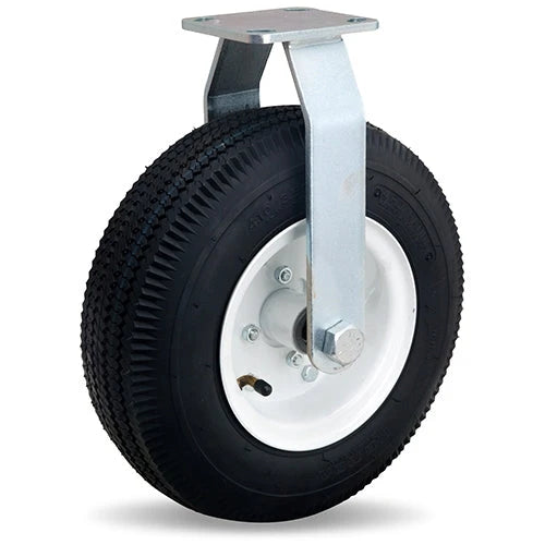 Hamilton R-7113-PRB Zinc Plated 12" Cush-N-Aire Rigid Caster with 1" Precision Ball Bearing - Durable & Smooth Mobility Hamilton