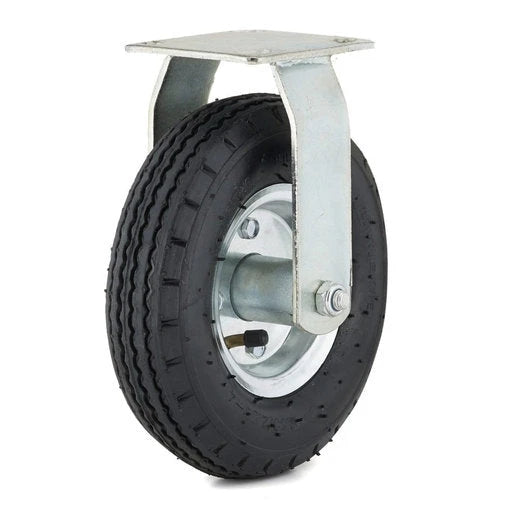 Hamilton 16" Pneumatic Air-Filled Tire Rigid Caster - 960 lbs. Load Capacity - Zinc Plated Cush-N-Aire with 1" Roller Bearing - R-7116-PR Hamilton