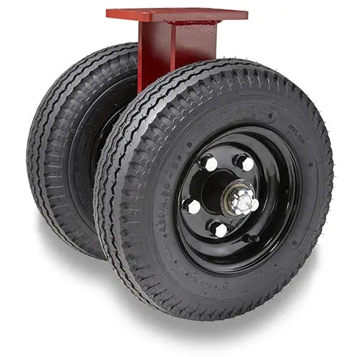 Hamilton Pneumatic Dual-Wheel Rigid Caster with 16" Pneumatic Air-Filled Tire with 1" Precision Tapered Roller Bearings -  | CasterHQ
