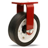 Hamilton 12" Rigid Caster - 1200 lbs Load Capacity - Heavy Duty Solid Pneumatic Tire - 1" Tapered Roller Bearing - Ground Support R-7512-SPRT Hamilton