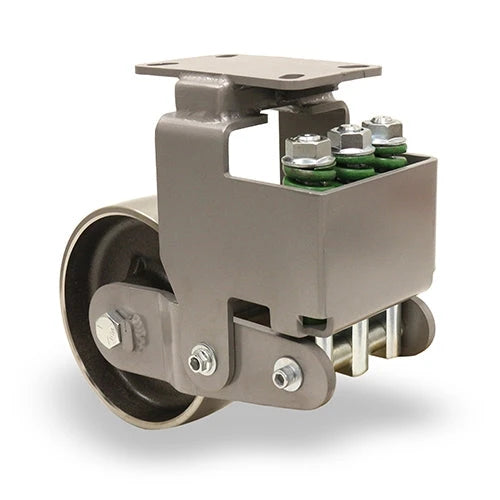 Hamilton Aerospace Rigid Caster: 10" x 3" Forged Steel Wheel, 3/4" Precision Ball Bearing – Heavy Duty Aerospace Caster Hamilton