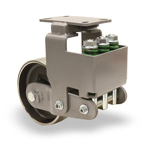 Hamilton Aerospace Rigid Caster: 10" x 3" Forged Steel Wheel, 3/4" Precision Ball Bearing – Heavy Duty Aerospace Caster Hamilton
