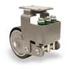 Hamilton Aerospace R-AEZFFM-63SWF Forge Master Rigid Caster - 6"x3" UltraGlide Twin Wheel - Aerospace-Grade Precision Bearings Hamilton