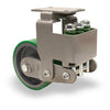 Hamilton Aerospace R-AEZFFM-83DB: 8"x3" Spring Loaded Forge Master Rigid Caster with Duralast Polyurethane Wheel for Aerospace Hamilton