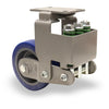 Hamilton Aerospace R-AEZFFM-83EGB Spring Loaded Forge Master Rigid Caster - 8" x 3" Ergo-Glide XT Wheel with 3/4" Sealed Bearings Hamilton