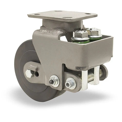 Hamilton Aerospace 6" x 2" Nylast Wheel Rigid Caster R-AEZFHS-6NYB-2 - Heavy Service with 1/2" Sealed Bearings Hamilton