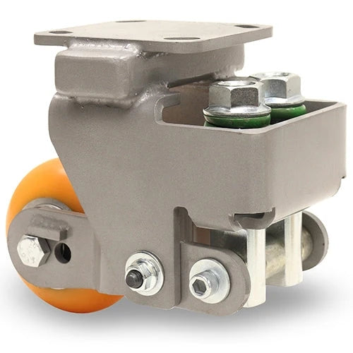Hamilton Aerospace 4"x2" Spinfinity Rigid Caster - Ergo-Tech Polyurethane on Aluminum with Sealed Bearings Hamilton