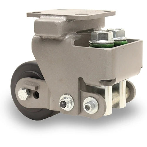 Hamilton Aerospace 4" x 2" Nylast Wheel - Spring Loaded Spinfinity (WH) Rigid Caster with 1/2" Sealed Precision Ball Bearings Hamilton