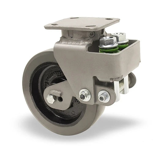 Hamilton Aerospace Spinfinity 8" x 2" Rigid Caster - DuraGlide Wheel with 95A Durometer & 1/2" Sealed Precision Ball Bearings Hamilton