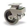Hamilton Aerospace Spinfinity 8" x 2" Rigid Caster - DuraGlide Wheel with 95A Durometer & 1/2" Sealed Precision Ball Bearings Hamilton