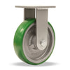 Hamilton Champion Rigid Caster with 10" x 2 1/2" Duralast Polyurethane (95A) on Cast Iron Wheel with 3/4" Sealed Precision Ball Bearing Hamilton