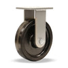 Hamilton Champion Rigid Caster with 10" x 2 1/2" Plastex Phenolic Wheel with 1" Straight Roller Bearing Hamilton