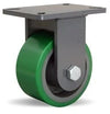 Hamilton Champion Rigid Caster with 6" x 3" Duralast® Polyurethane (95A) on Cast Iron Wheel with 3/4" Sealed Precision Ball Bearings CasterHQ