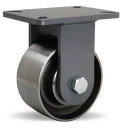 Hamilton Champion Rigid Caster with 6" x 3" Forged Steel Wheel with 3/4" Precision Ball Bearing Hamilton