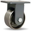 Hamilton Champion Rigid Caster with 6" x 2 1/2" Forged Steel Wheel with 1" Straight Roller Bearing Hamilton