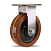 Hamilton R-CHS-13LPSB Stainless Steel Rigid Caster - 10" x 3" Laminated Plastex Phenolic Wheel - 3200 lbs Load Capacity - 3/4" Double Shielded Ball Bearings for High-Duty E-commerce Hamilton
