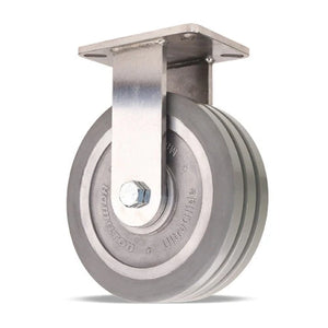 Hamilton R-CHS-13SWF95 10" x 3" UltraGlide Rigid Stainless Caster – 3200 lb
