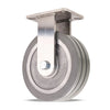 Hamilton R-CHS-13SWF95 Stainless Steel Rigid Caster - 10x3 UltraGlide Triple Wheel (95A) - 3200 lbs Load Capacity with Sealed Bearings Hamilton