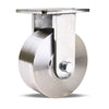 Hamilton R-CHS-83SB Champion 8-inch Stainless Steel Rigid Caster - 3200 lbs Load Capacity with Precision Bearings Hamilton