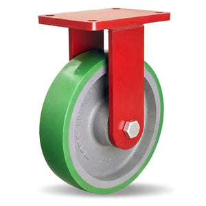 Hamilton 10" x 2 1/2" Duralast Poly Rigid Caster – 3/4" Ball Bearing