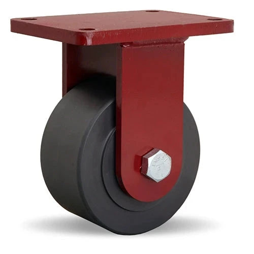 Hamilton Extra Heavy Duty Rigid Caster with 6" x 3" Nylast™ High Performance Cast Nylon Wheel with 3/4" Sealed Precision Ball Bearings CasterHQ