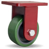 Hamilton Extra Heavy Duty Rigid Caster with 6" x 2 1/2" Duralast® Polyurethane (95A) on Cast Iron Wheel with 3/4" Sealed Precision Ball Bearing CasterHQ