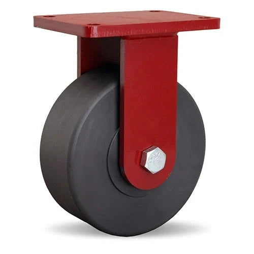 Hamilton Extra Heavy Duty Rigid Caster with 8" x 3" Nylast™ High Performance Cast Nylon Wheel with 3/4" Sealed Precision Ball Bearings CasterHQ