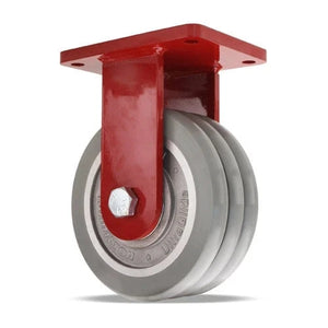 Hamilton 8" x 3" UltraGlide Triple Wheel Rigid Caster
