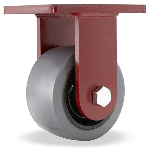 Hamilton R-EHD-AGV-63GB95: Extra Heavy Duty Rigid AGV Caster, 6" x 3" DuraGlide-AGV Polyurethane on Forged Steel, 3/4" Precision Bearing Hamilton