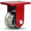 Hamilton R-EHD-FT5FT Extra Heavy Duty Rigid Caster - 5" Forged Steel Wheel with 1" Precision Bearings Hamilton