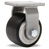 R-EN-35DB70 Hamilton Endurance Rigid Caster - 3 1/2" x 2" Duralast XC Polyurethane Wheel on Cast Iron - Heavy-Duty, Durable & High-Performance Hamilton
